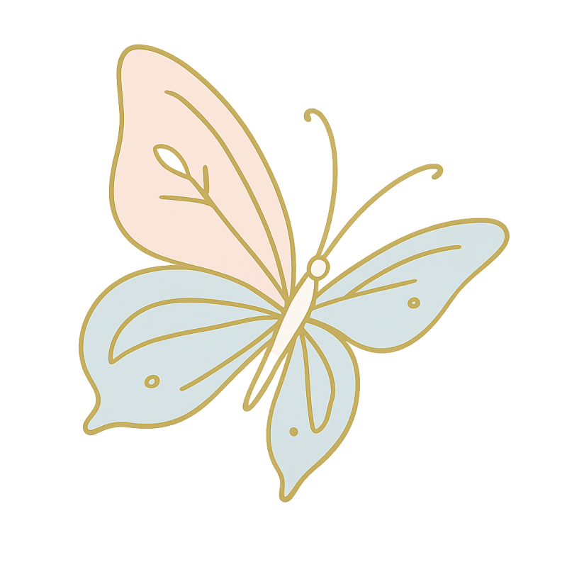 Butterlfy white backround