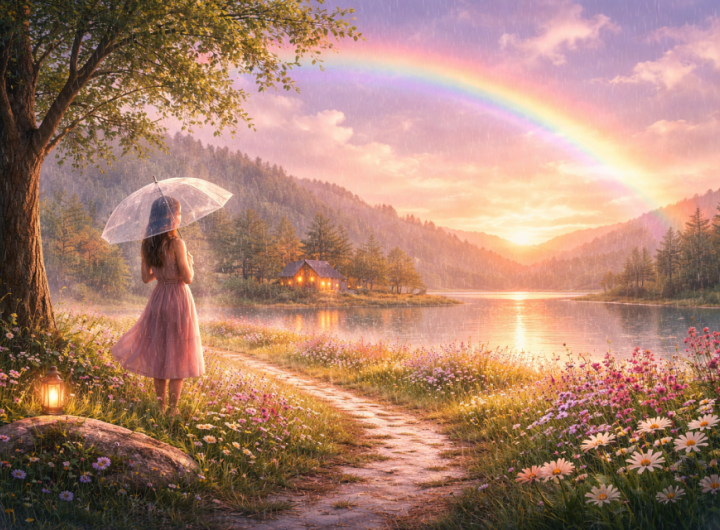 Regenpause im blühenden Tal